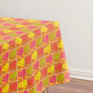 Peanuts Snoopy Pop Art Pattern Tablecloth