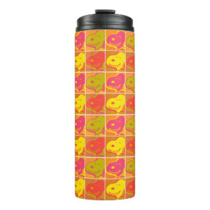 Peanuts   Snoopy Pop Art Pattern Thermal Tumbler
