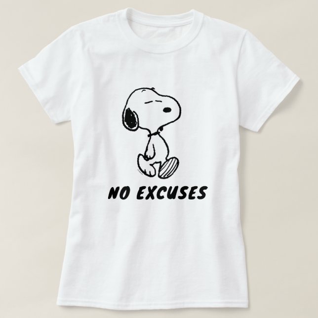 Peanuts | Snoopy Positive Walk T-Shirt (Design Front)