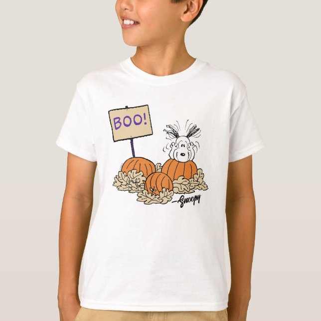 Peanuts | Snoopy Pumpkin Patch Boo! T-Shirt (Front)