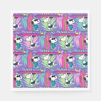 Peanuts | Snoopy Purple Surf Pattern Napkins