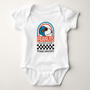 Peanuts Snoopy Racing Club Baby Bodysuit