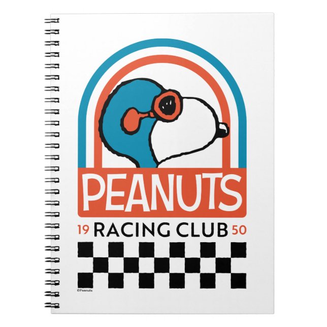 Peanuts | Snoopy Racing Club Notebook (Front)