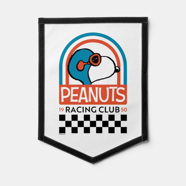 Peanuts | Snoopy Racing Club Pennant (Front)