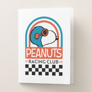 Peanuts Snoopy Racing Club Pocket Folder
