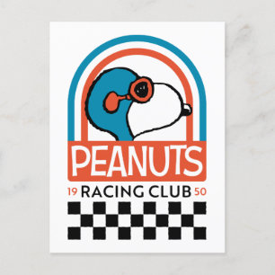 Peanuts Snoopy Racing Club Postcard