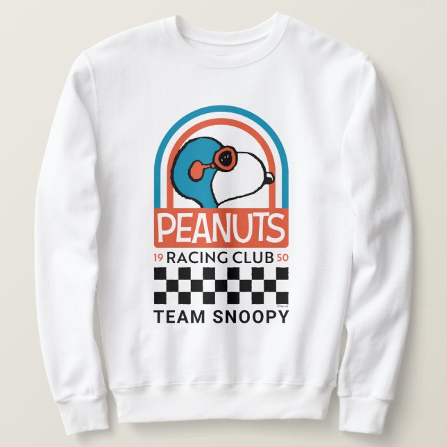 Peanuts | Snoopy Racing Club Sweatshirt (Design Front)