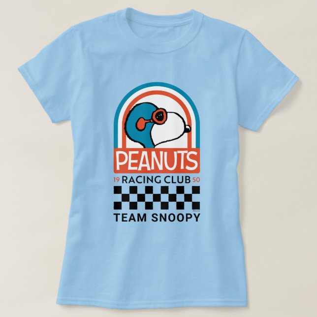 Peanuts | Snoopy Racing Club T-Shirt (Design Front)