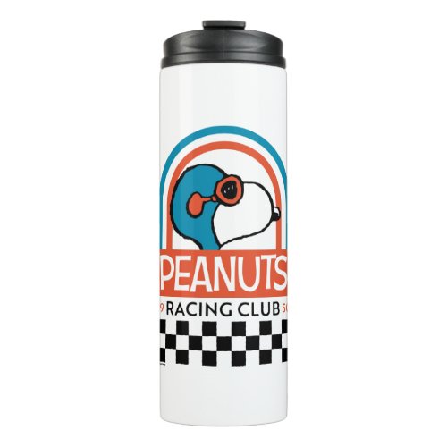 Peanuts  Snoopy Racing Club Thermal Tumbler