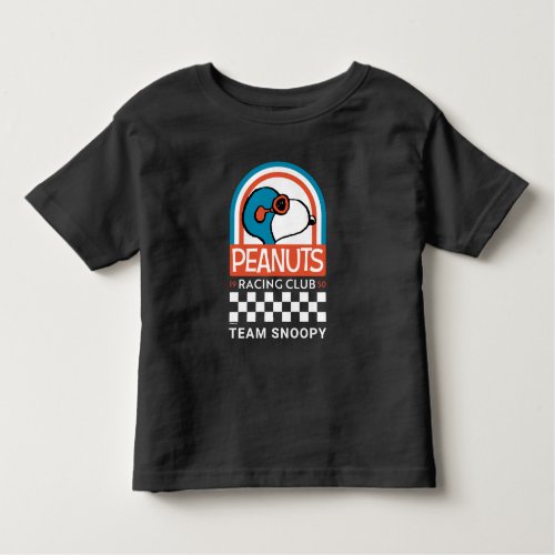 Peanuts  Snoopy Racing Club Toddler T_shirt