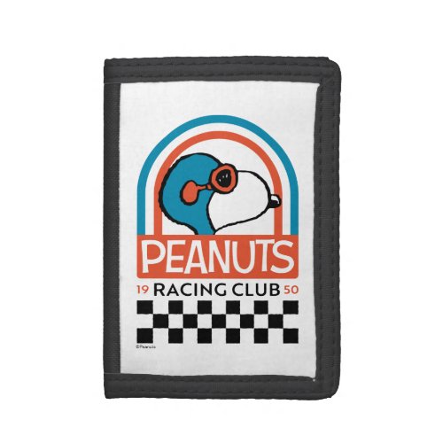 Peanuts  Snoopy Racing Club Trifold Wallet