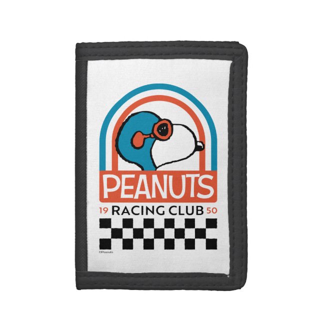 Peanuts | Snoopy Racing Club Trifold Wallet (Front Vertical)