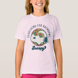 Peanuts Snoopy Rainbow Heart Sunglasses T-Shirt