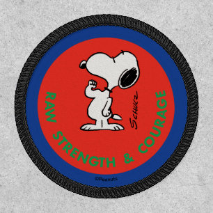 Peanuts Snoopy Raw Strength & Courage Badge