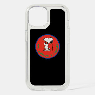 Peanuts   Snoopy Raw Strength & Courage Badge iPhone 15 Case