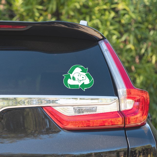 Peanuts | Snoopy Recycle Reuse Sticker (Car Side)