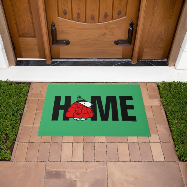 Peanuts | Snoopy Red Puffer Jacket Doormat (Outdoor)