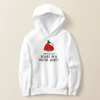 Red snoopy online hoodie