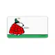 Peanuts | Snoopy Red Puffer Jacket Label | Zazzle