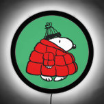Peanuts | Snoopy Red Puffer Jacket LED Sign<br><div class="desc">Check out this fun Peanuts design featuring Snoopy in his red puffy winter jacket.</div>
