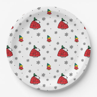 Peanuts | Snoopy Red Puffer Jacket Paper Plates