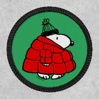 Peanuts | Snoopy Red Puffer Jacket Patch