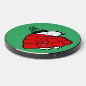 Peanuts | Snoopy Red Puffer Jacket Wireless Charger (Front 2)