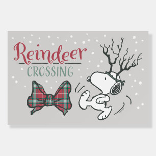 Peanuts Snoopy Reindeer Foam Board