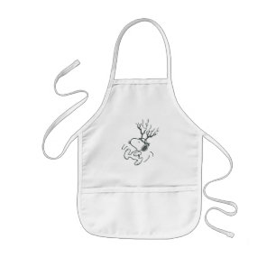 Peanuts Snoopy Reindeer Kids' Apron