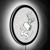 Peanuts | Snoopy Reindeer LED Sign (Angle)