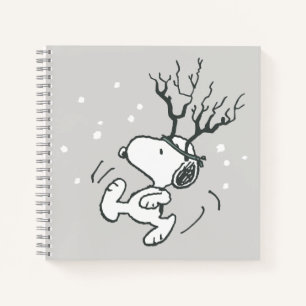 Peanuts Snoopy Reindeer Notebook