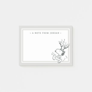 Peanuts Snoopy Reindeer Post-it Notes