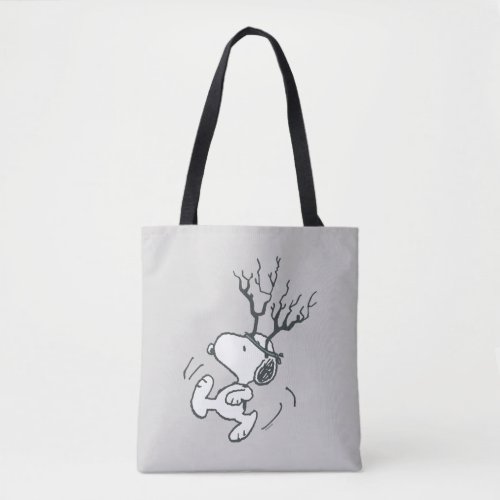 Peanuts  Snoopy Reindeer Tote Bag