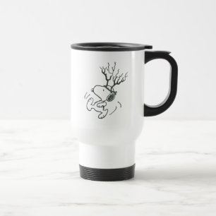 Peanuts Snoopy Reindeer Travel Mug