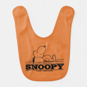 Peanuts Snoopy Rest Break Baby Bib