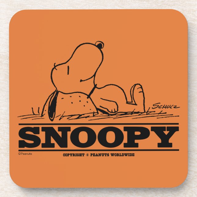 Peanuts | Snoopy Rest Break Beverage Coaster (Front)