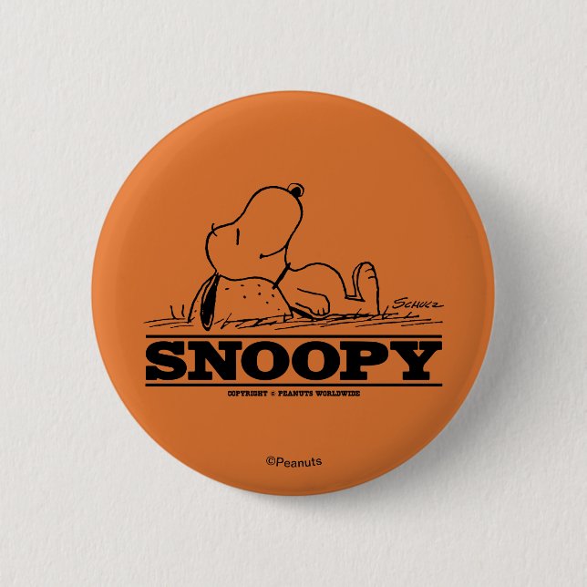 Peanuts | Snoopy Rest Break Button (Front)