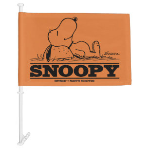 Peanuts Snoopy Rest Break Car Flag