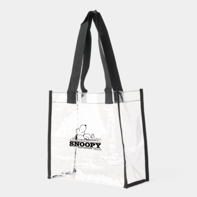 Peanuts | Snoopy Rest Break Clear Tote Bag (Left)