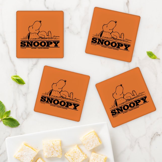 Peanuts | Snoopy Rest Break Coaster Set (In Situ)