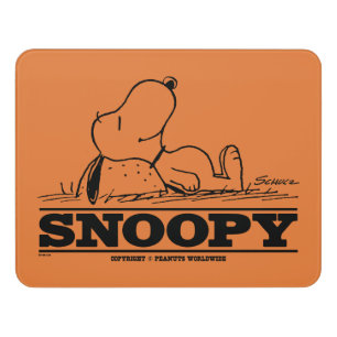 Peanuts   Snoopy Rest Break Door Sign