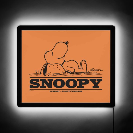 Peanuts | Snoopy Rest Break LED Sign (Front)