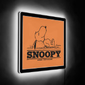 Peanuts | Snoopy Rest Break LED Sign (Angle)