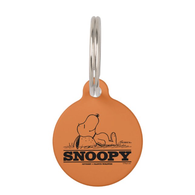 Peanuts | Snoopy Rest Break Pet ID Tag (Front)