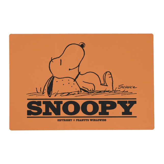 Peanuts | Snoopy Rest Break Placemat (Front)