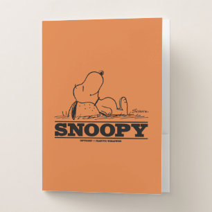 Peanuts Snoopy Rest Break Pocket Folder