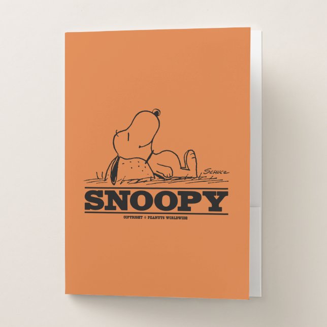 Peanuts | Snoopy Rest Break Pocket Folder (Front)