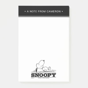 Peanuts Snoopy Rest Break Post-it Notes