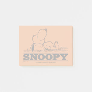 Peanuts Snoopy Rest Break Post-it Notes