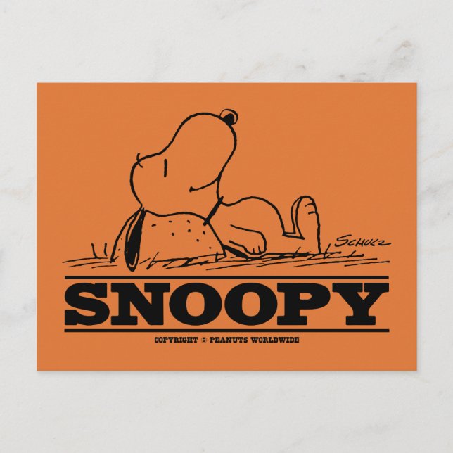 Peanuts | Snoopy Rest Break Postcard (Front)